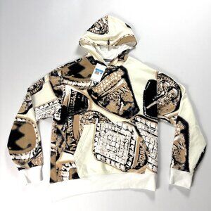 Jordan Mens MVP AOP Hoodie NWT Size M Championship Rings Pullover Sweatshirt